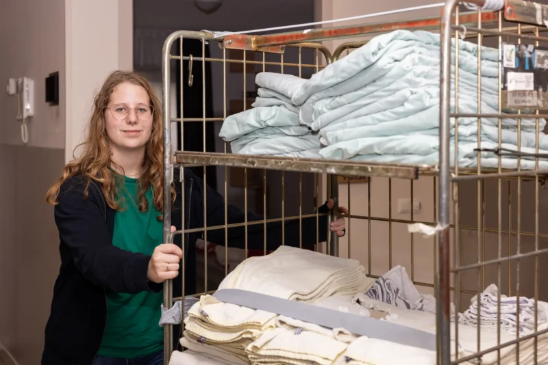 Eva werkt bij de Loop met veel plezier