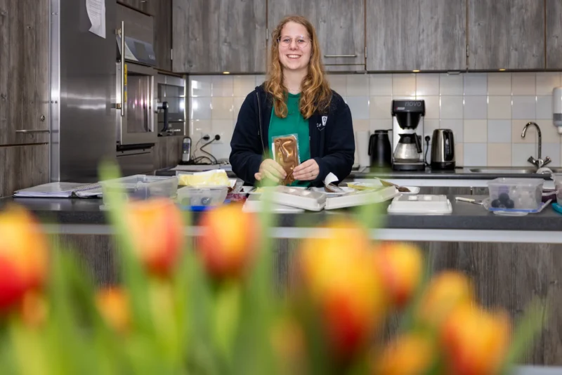 Eva werkt bij de Loop met veel plezier
