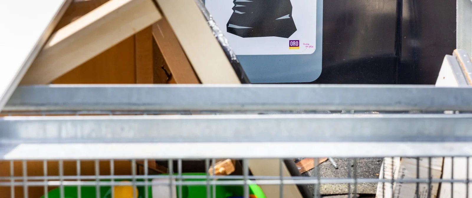 Container met restafval