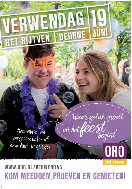 Poster Verwendag 2025. Inschrijven is nu mogelijk
